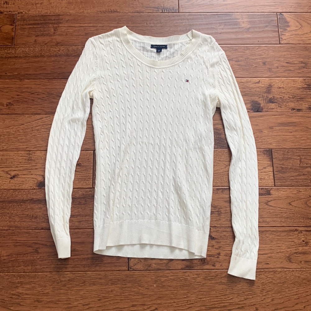 TOMMY HILFIGER Off-white Crewneck